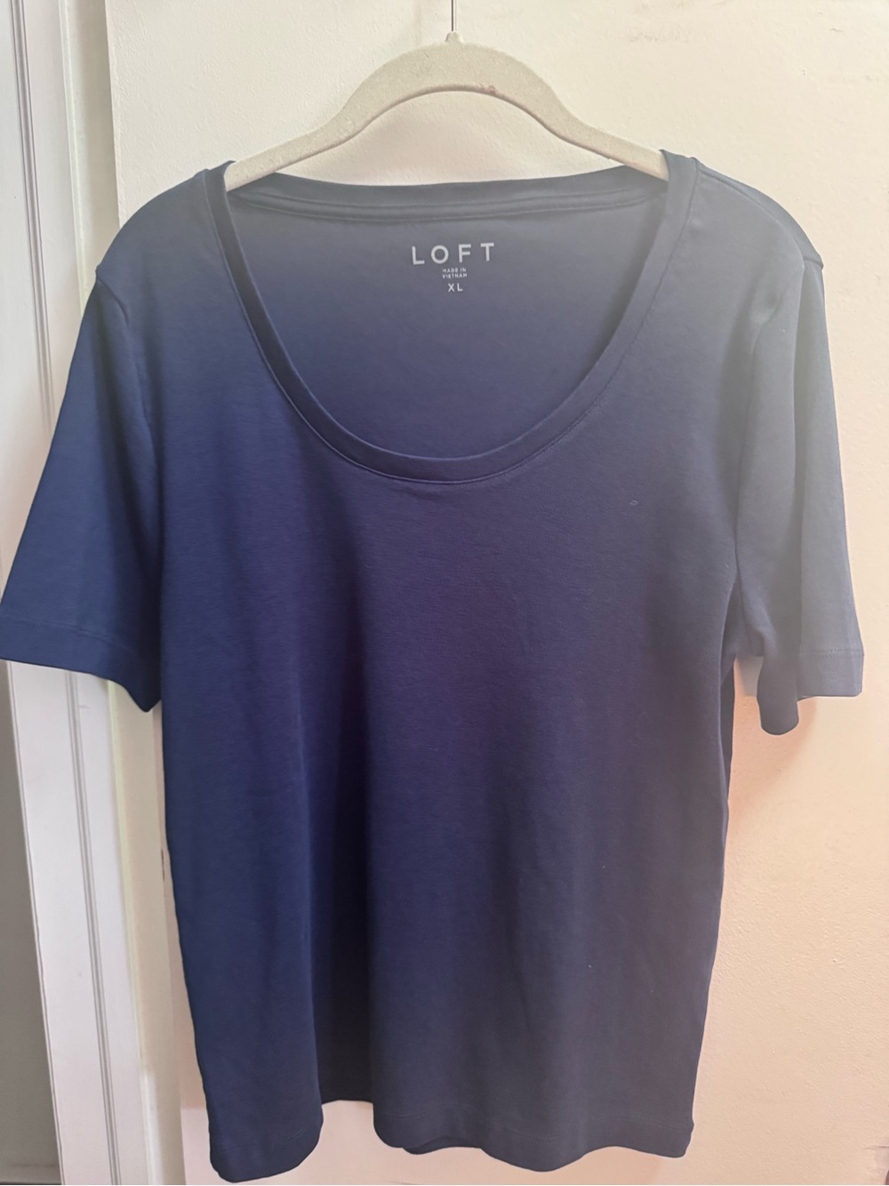 Bundle 4 $10 items for $30 LOFT Navy Short Sleeve Scoop Neck Tee